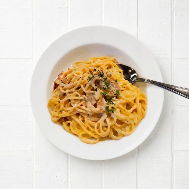Spaghetti alla Carbonara.