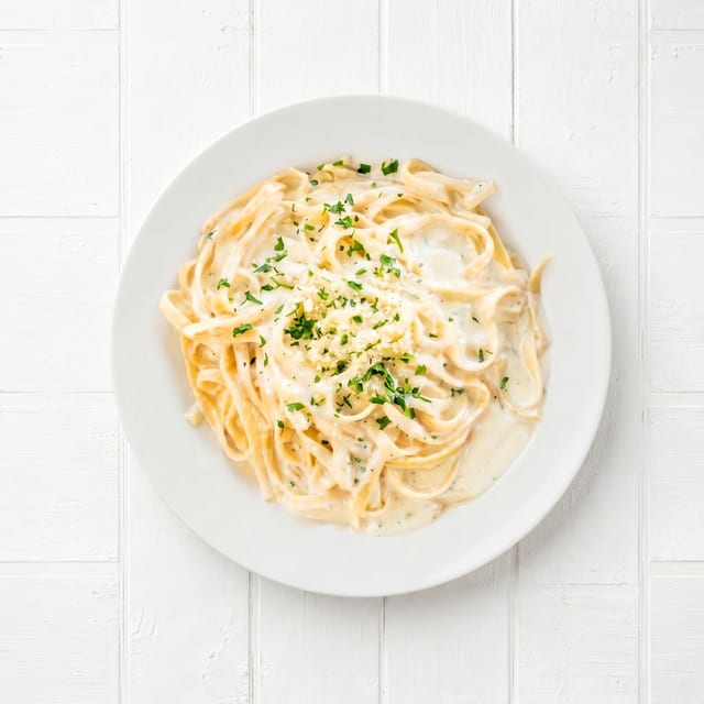 Fettuccine Alfredo.