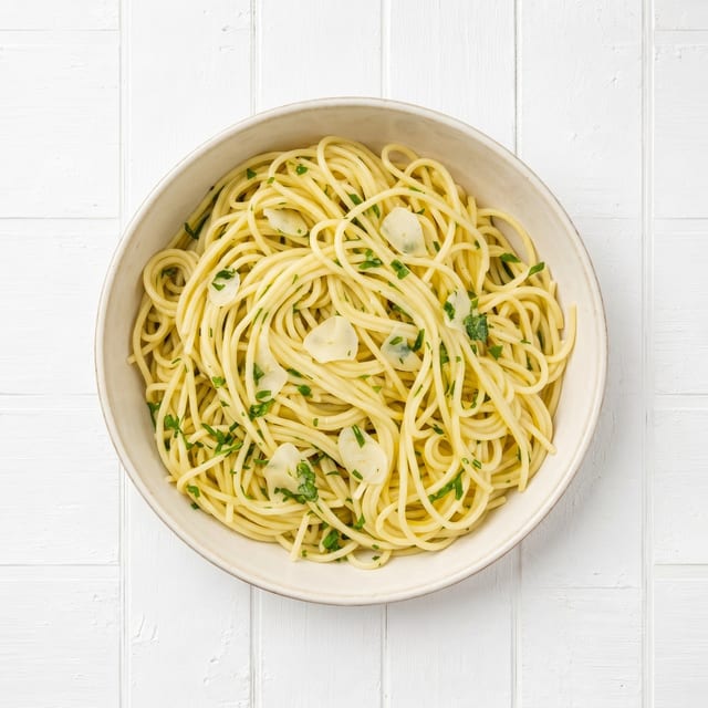 Spaghetti con Aglio e Olio.